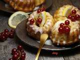 Mini bundt cake à la ricotta citron et groseilles