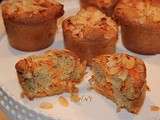 Muffins amandes-abricots au rhum