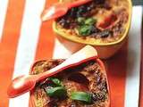 Petits clafoutis tomates cerises-basilic