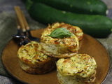 Petits flans de courgettes au cumin