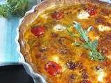 Quiche aux poivrons et estragon