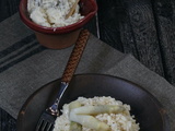 Risotto au gorgonzola et têtes d’asperges