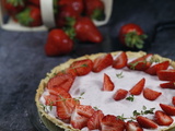 Tarte à la mousse de fraises