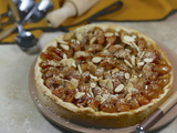 Tarte aux mirabelles aux amandes et au miel