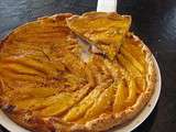 Tarte aux  petits beurres, mangue et citron vert