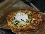 Tarte rustique courgettes et burrata