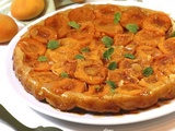 Tatin à l’abricot menthe et orange