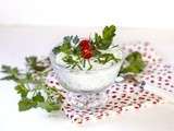 Trifle de crabe aux herbes