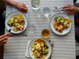 Pancakes aux courgettes et à l’arroche