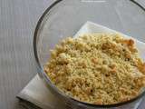 Crumble pommes-poires au vin