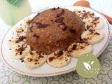 Bowl cake avoine, banane et chocolat