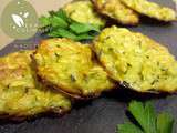 Galettes de courgettes au four