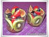 Salade de fruits en verrines