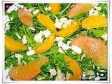 Salade festive, roquette aux deux agrumes