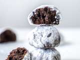 Crinkle cookies au chocolat