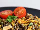 Salade de lentilles aux carottes