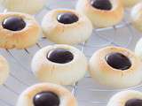 Thumbprint cookies au chocolat