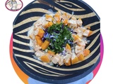 Salade de frikkeh et butternut sauce tahini