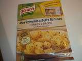 J'ai tester le sachet   knorr   pommes de terre minutes