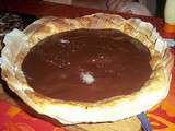 Tarte au chocolat caramel au beurre salé