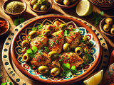 Poulet aux Olives au Thermomix TM6: Un Délice Inspiré du Tajine de Poulet