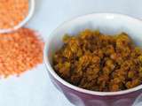 Lentilles corail au curry