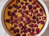 C’est mercredi, c’est clafoutis aux framboises