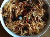 Linguines aux aubergines