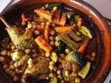 Tajine de poulet aux légumes