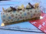 Buche de Noël aux poires caramélisées et Dulcey ♨︎♨︎♨︎