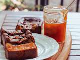 Banana bread noix et beurre de cacahuètes