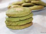 Cookies au thé Matcha