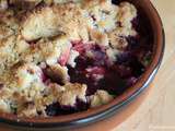 Crumble aux fruits rouges