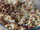 Crumble rhubarbe/pomme