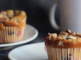 Muffins amande-fruits rouges