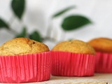 Muffins banane cacahuète {sans œuf et/ou sans produit laitier}