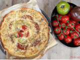 Tarte fine aux tomates et au gorgonzola {Prince de Bretagne]