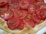 Tarte tomates miel romarin