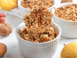 Crumble aux pommes sans sucre