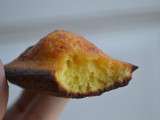 Madeleines au beurre de coco