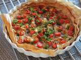 Tarte aux tomates cerises