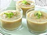 Petite soupe froide d'artichauts