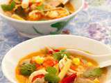 Soupe thai aux crevettes