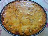 Clafoutis de pommes de terre et chorizo