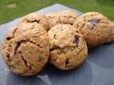 Cookies chocolat, flocons d'avoine