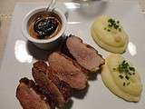 Magret de canard sauce aux pruneaux