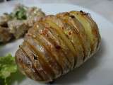 Pommes de terre à la suédoise et sel rose de l'Himalaya