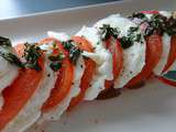 Tomates, mozzarella, basilic