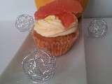 Cupcake au pamplemousse rose