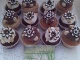 Cupcakes vanille et chocolat